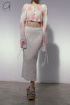 SWAYING/KNIT Velvet Straight Skirt SW212XZ23 PS36